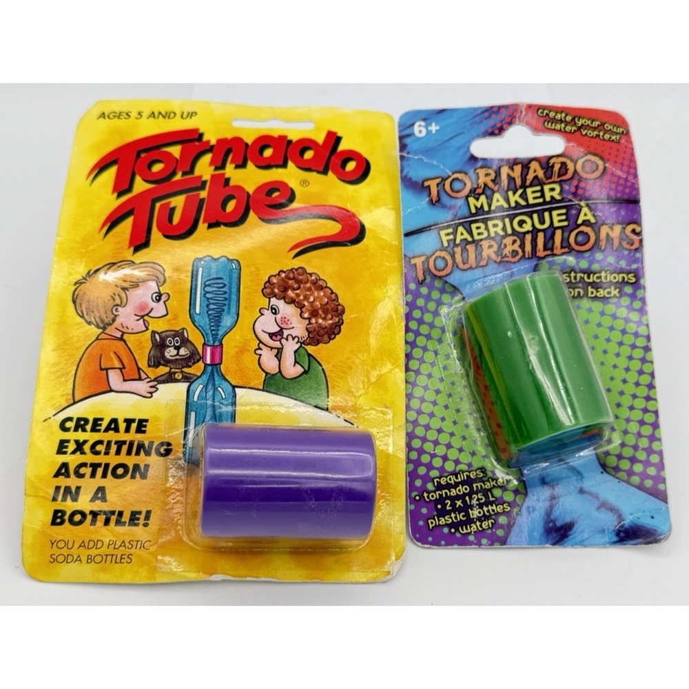 2 Tornado Tube Twister Tube Experiment Vortex Bottle Connector Cyclone New